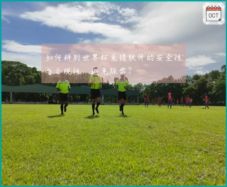 如何辨别世界杯竞猜软件的安全性与合规性，避免踩雷？