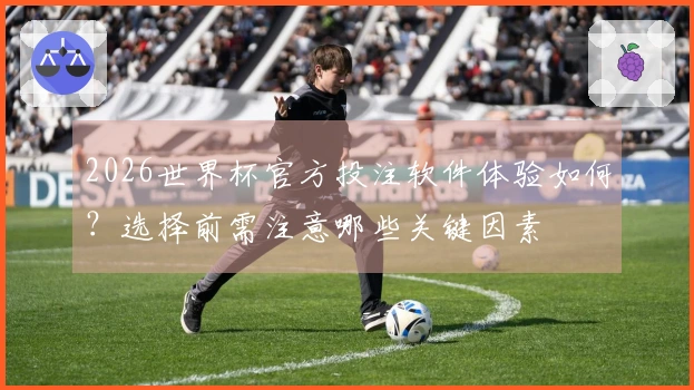 2026世界杯官方投注软件体验如何？选择前需注意哪些关键因素
