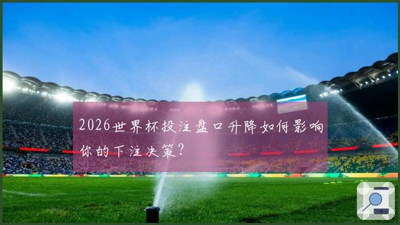 2026世界杯投注盘口升降如何影响你的下注决策？